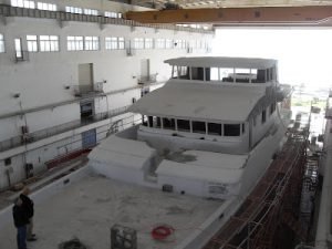MEGAYACHT GLOBAL Nordhavn's N120 Hull No 1 Progress Pictures