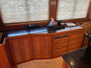 16) Salon Cabinetry Stbd